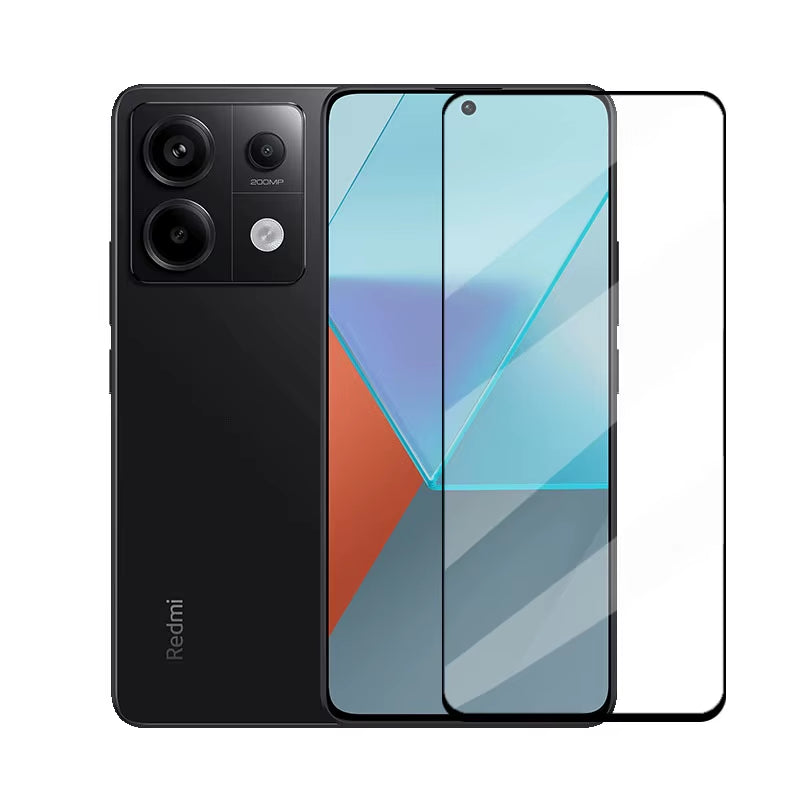 6In1 Glass for Redmi Note 13 Pro Full Cover Tempered Glass Redmi Note 13 Pro Screen Protector Phone Lens Film Redmi Note 13 Pro