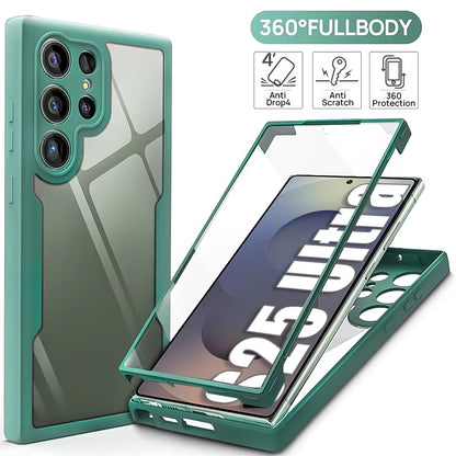 360 Full Cover Case for Samsung S25 Ultra S23 plus S21 S20 S25 Edge Funda for Samsung S24 Ultra S25 Screen Protector Phone Cover