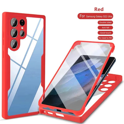 360 Full Cover Case for Samsung S25 Ultra S23 plus S21 S20 S25 Edge Funda for Samsung S24 Ultra S25 Screen Protector Phone Cover